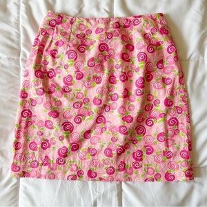 Vintage Lilly Pulitzer Snail Skirt